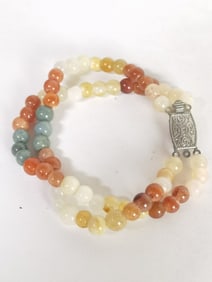 Precious Stones Bead Bracelet