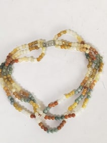 Precious Stones Bead Necklace