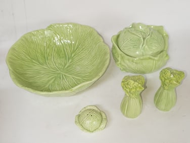 (5) MCM Hollan Mold Ceramic Wares