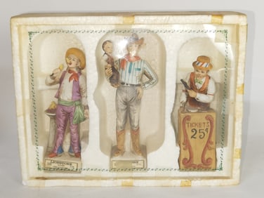 (3) Vintage Miniature Bottled Whiskey