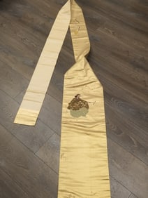 19-20th C. Japanese Embroidered Kimono Wrap