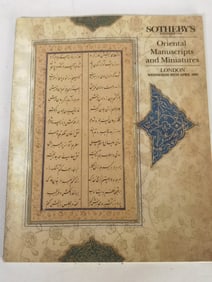 1993 Sotheby's Oriental Manuscripts and Miniatures