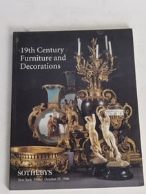 1996 Sotheby's 19th Century Furniture and Decorati