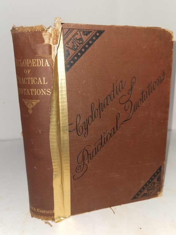 1890 Encyclopedia of Practical Quotations, 11th Ed (1 of 6)