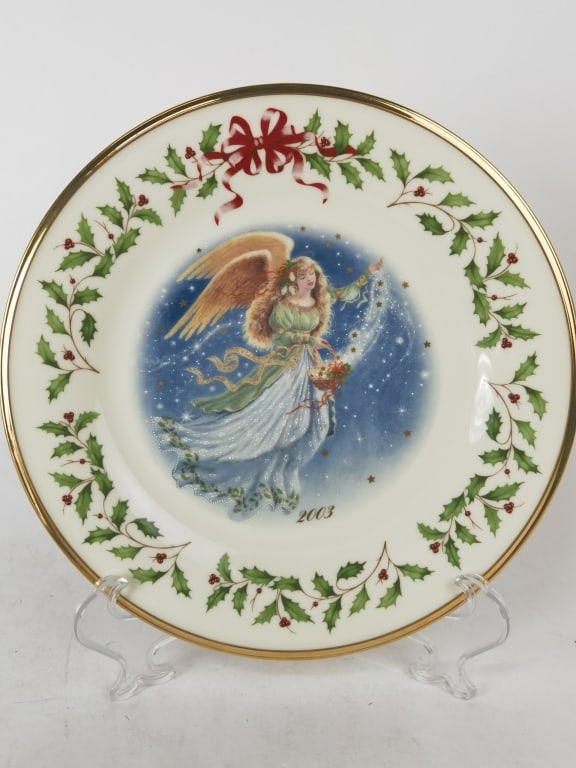 Vintage 2003 Lenox Annual Holiday Collector's Plat: Vintage 2003 Lenox Annual Holiday Collector's Plate, 10.75in
