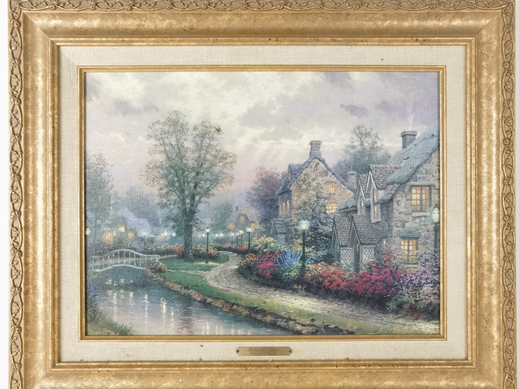 Thomas Kinkade "Lamplight Lane" Classic Reproducti (1 of 5)