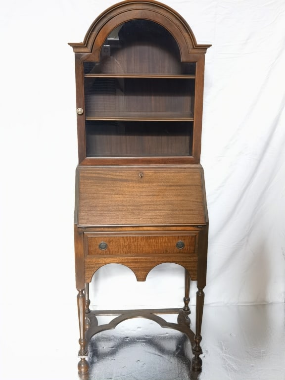 Vintage Dome Top Secretary Drop-Front Desk (1 of 7)
