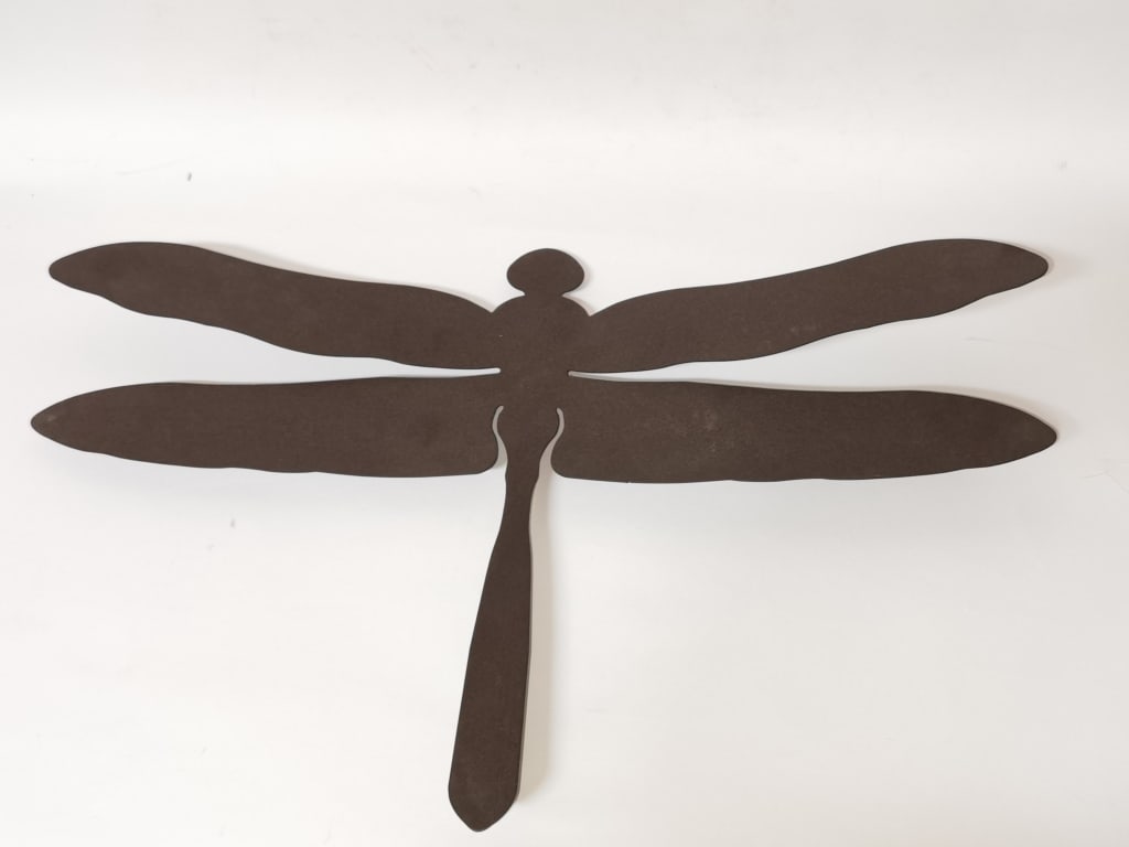 Metal Dragonfly Wall Decor: Metal Dragonfly Wall Decor, 14in by 22in