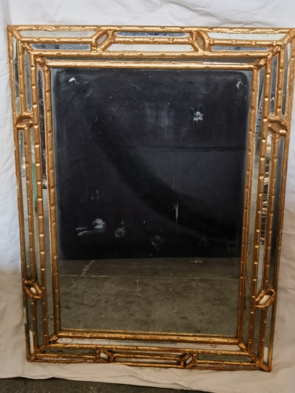 Vintage Gilt Frame Glass Mirror (1 of 6)