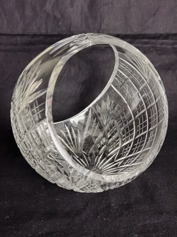 Vintage Royal Brierley Crystal Basket (1 of 6)