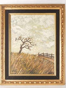 Landscape Oil Painting, Signed Marcas