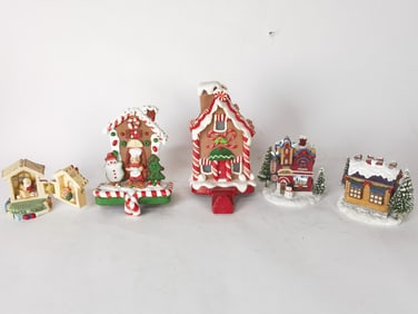 Group of Christmas Decors