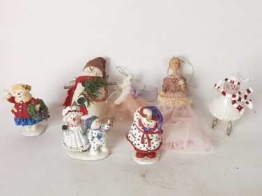 Group of Christmas Decors