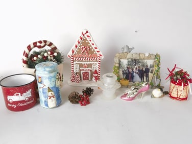 Group of Christmas Decors