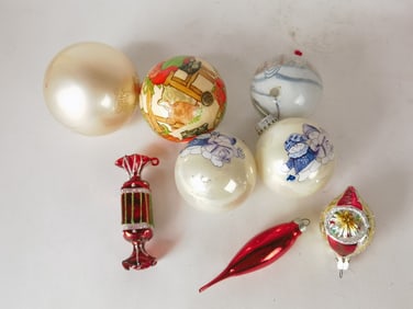 Group of Christmas Ornaments