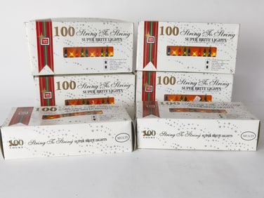 Group of Christmas String Lights