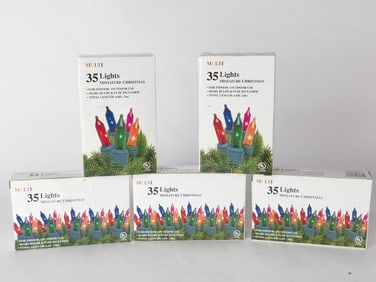 Group of Christmas String Lights