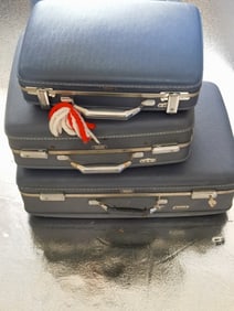 Set of Vintage American Tourister Suitcases