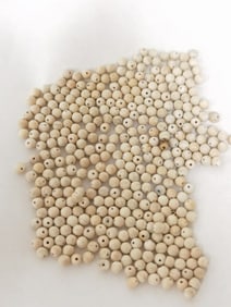 Group of Beige Beads