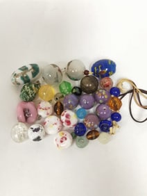 Group of Glass Beads