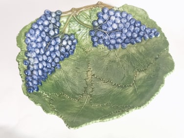 Bassano Italy Majolica Fruit Bowl