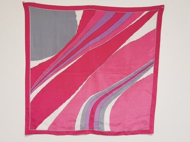 Pink Silk Scarf