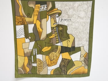 Picasso Abstract Silk Scarf