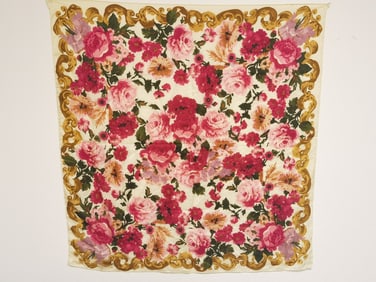 Adrienne Vittadini Floral Silk Scarf