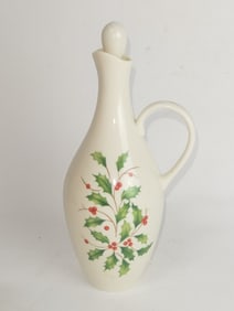 Lenox Porcelain Holiday Oil Cruet