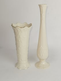 (2) Lenox Porcelain Vases