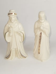 (2) Lenox Porcelain Disciples Figurines