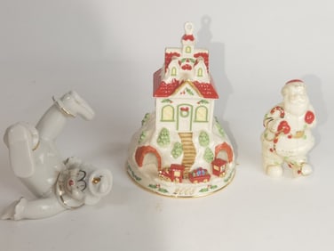 (3) Lenox Porcelain Figurines