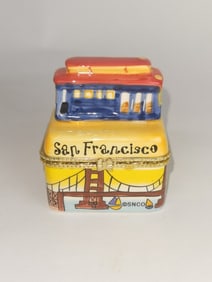 SNCO San Francisco Porcelain Trinket Box