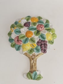 Italian Porcelain Fruit Tree Hanging Decor