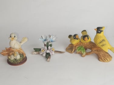 (3) Vintage Porcelain Figurines