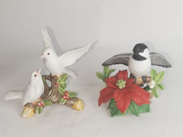 Arnart and Lenox Porcelain Bird Figurines
