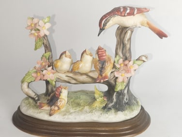 G. Armani Style Porcelain Bird Figurine