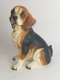 Vintage Porcelain Dog Figurine