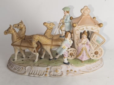 Vintage Japanese Porcelain Carriage
