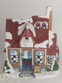 Vintage Porcelain Cafe Building
