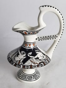 Greek Terracotta Vase by D. Vassilopoulos