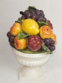 Vintage Porcelain Fruit Bowl Centerpiece