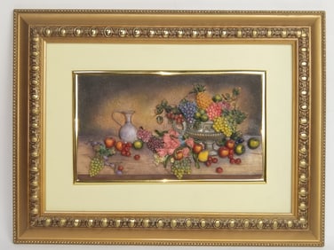 Vintage 3D Resin Still Life Wall Art