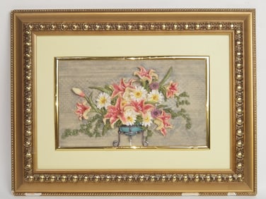 Vintage 3D Resin Still Life Wall Art