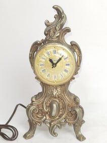 De Kuper Cast Metal Electric Table Clock