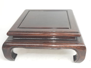 Large Chinese Rosewood Carved Stand