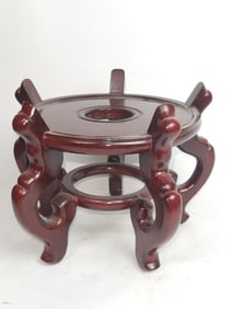 Chinese Wood Carved Jardiniere Stand