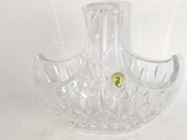 Large Waterford Crystal Basket
