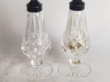Pr. of Waterford Crystal Salt and Pepper Shakers