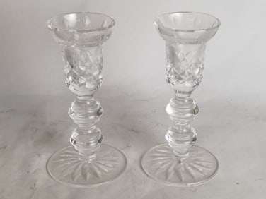 Pr. of Waterford Crystal Candlesticks